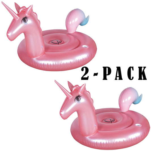Unicorn Inflatable Lounge Float - 2 Pack